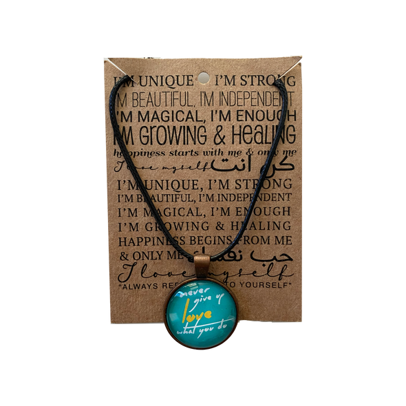 Never Give up Necklace